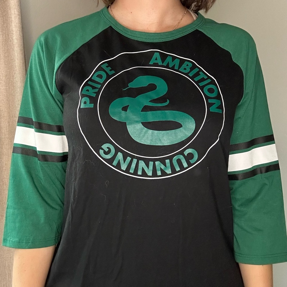 Harry Potter Slytherin House Top Like New